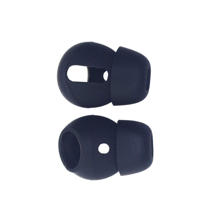 Yutoner 5 Pairs AirPods Ear Tips Anti-Slip Silicone Earbuds Cover Compatible with Apple AirPods 2 & AirPods or EarPods-ã€Not Fit in The Charging Caseã€‘ (Black) - Image 3